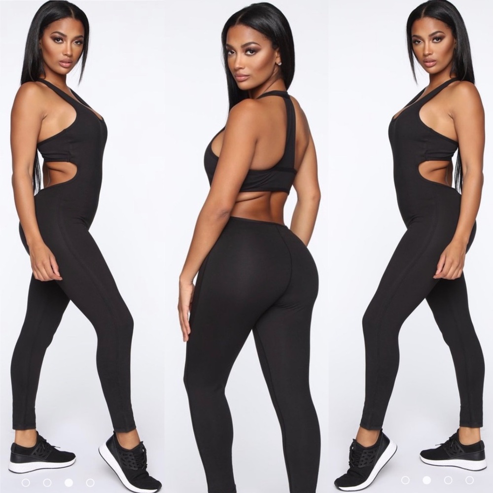 Never Worn- Feisty Active Jumpsuit In Power Flex
